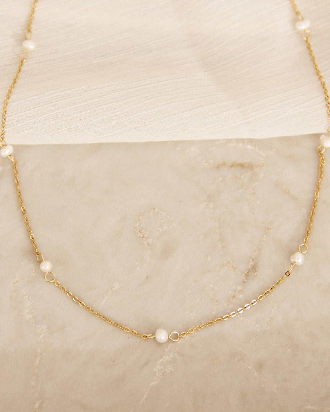 Pearl by the Yard Necklace