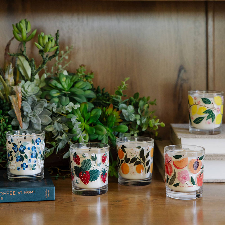 Blueberry Field Scented Soy Hand-Poured Candle