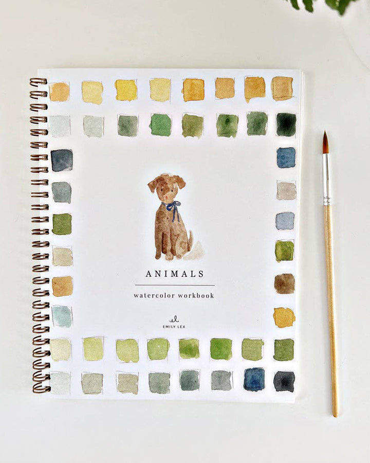 Animals Watercolor Workbook
