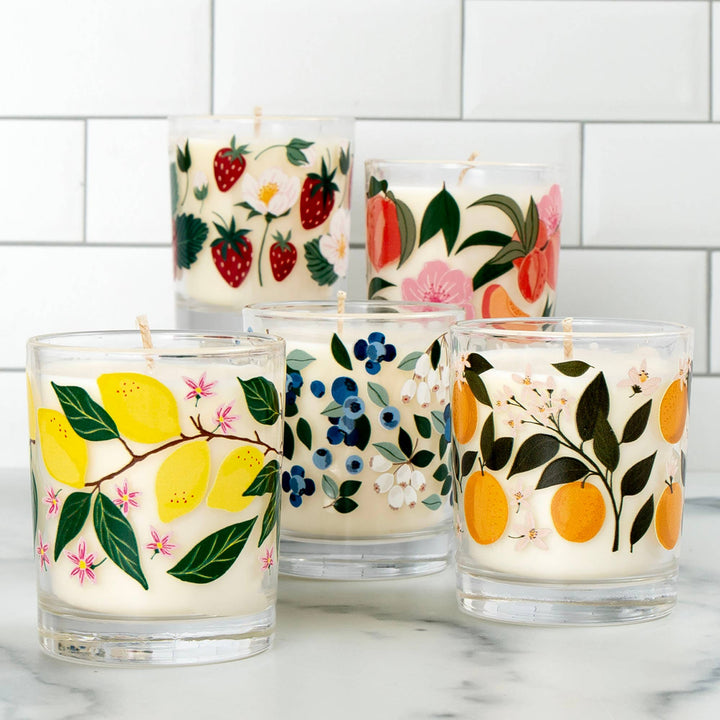 Blueberry Field Scented Soy Hand-Poured Candle