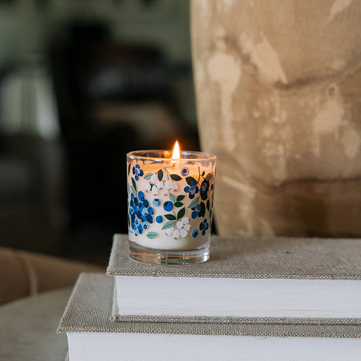 Blueberry Field Scented Soy Hand-Poured Candle