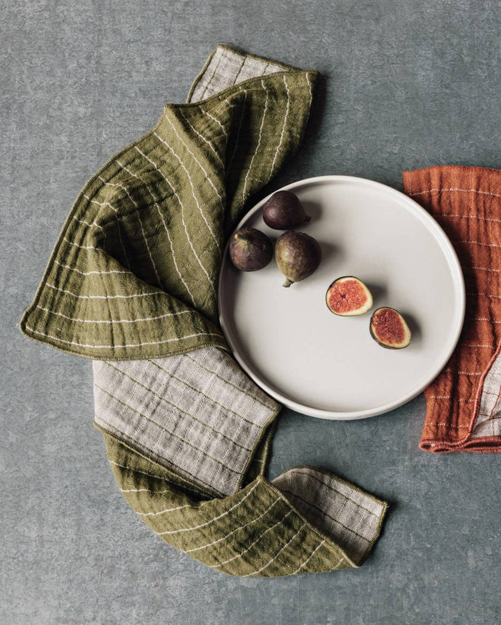 Olive Branch Double Weave Napkins