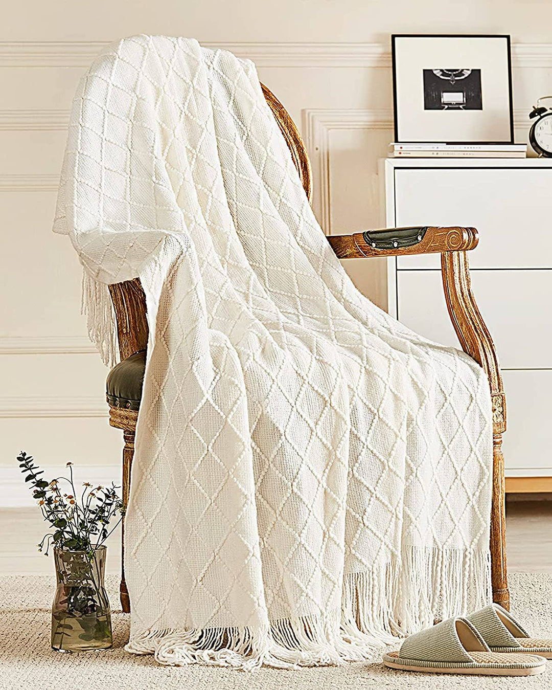 Knitted Throw Blanket