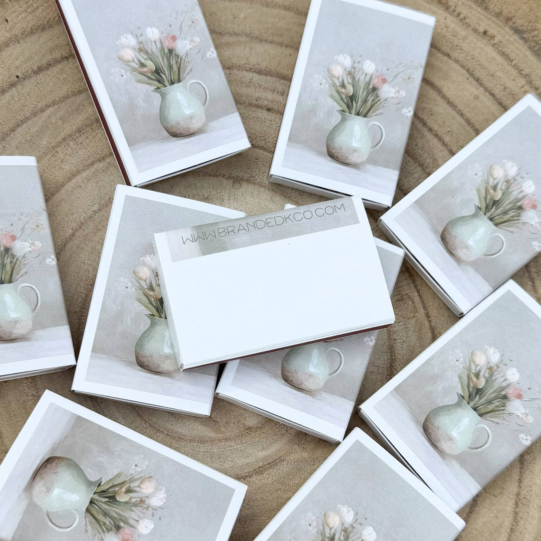 Vase of Tulips Match Set // Spring Vintage Landscape