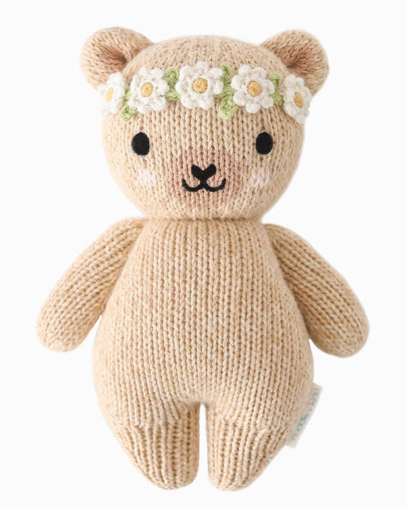 Baby Honey Bear - Ivory Floral