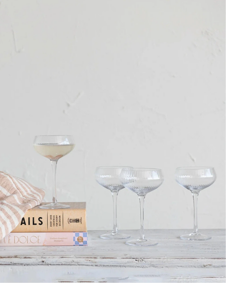 Clear Champagne Coupe