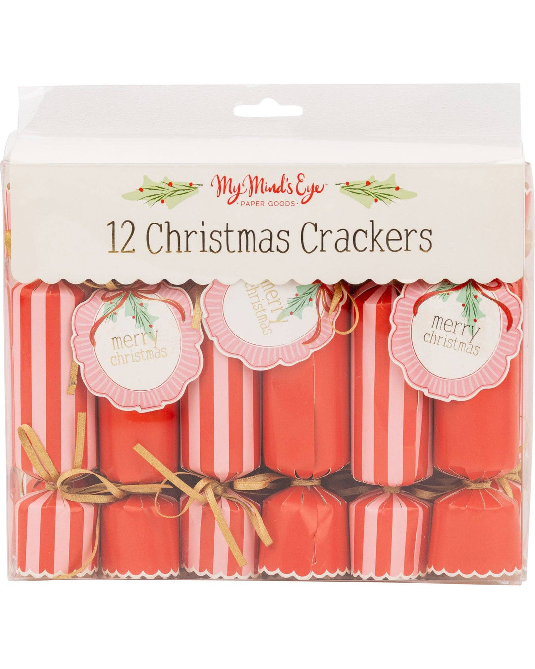 Red and Pink Crackers