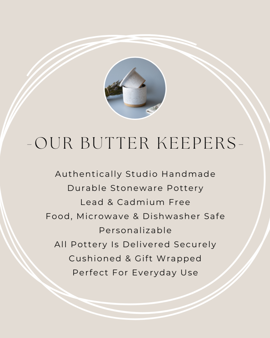 Ceramic French Butter Crock