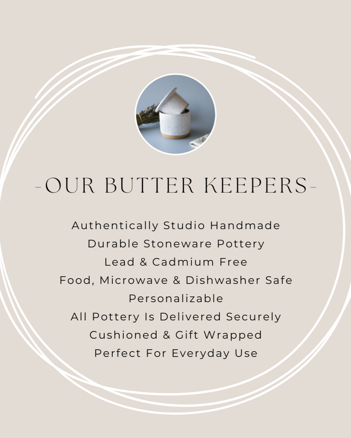 Ceramic French Butter Crock