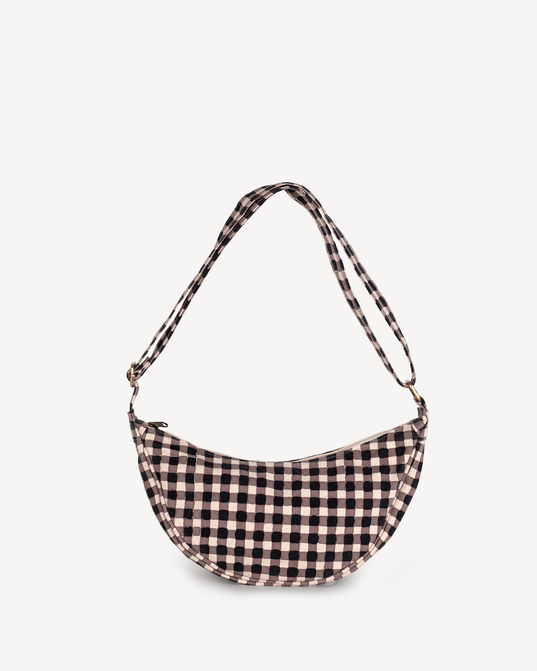 Moon Sling Bag - Ink Gingham