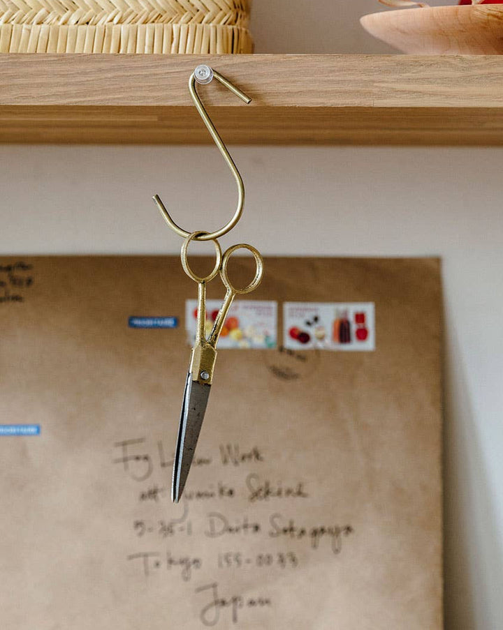 Brass Handle Scissors (S)