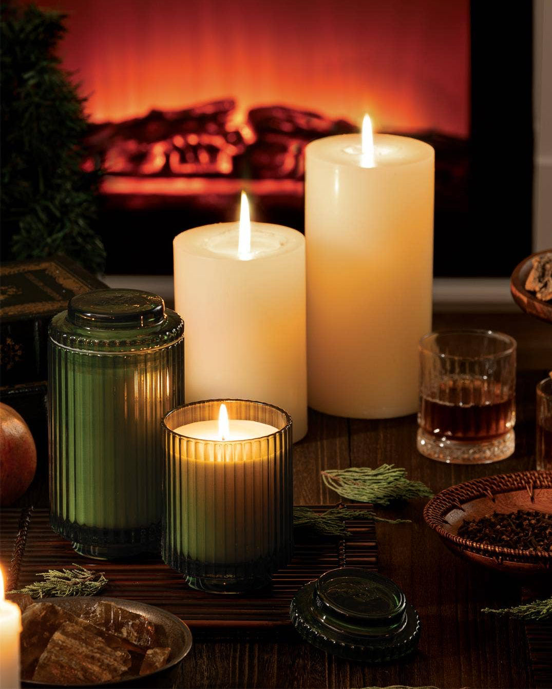 Pomegranate & Pine Candle