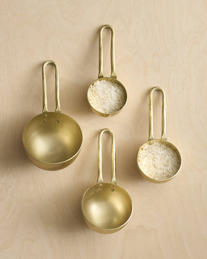 Forge Brass Measuring Scoops