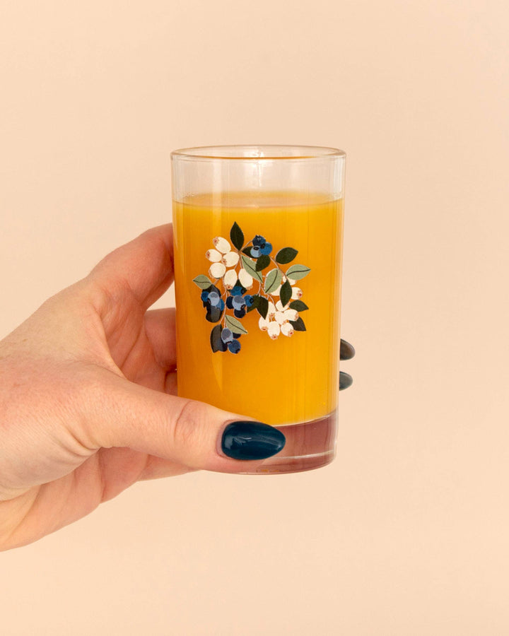 Blueberry Field Mini Juice Glass