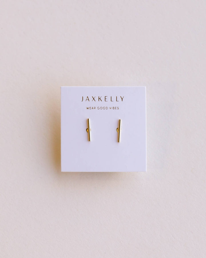 Sol - Gold Bar Earrings