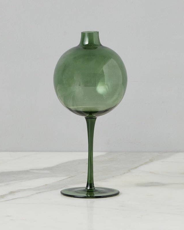 Spruce Wine Glass Shaped Vase