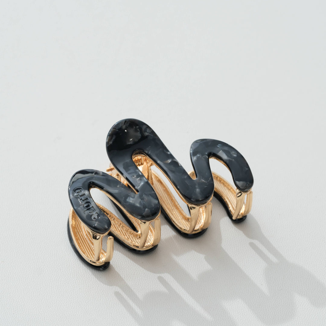 Willow Mini Vintage Metal Squiggle Claw Clip