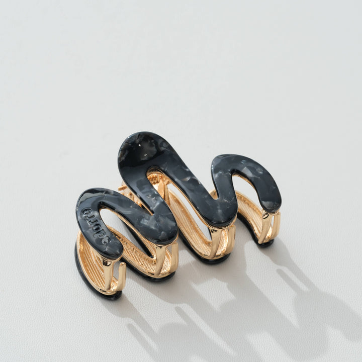Willow Mini Vintage Metal Squiggle Claw Clip