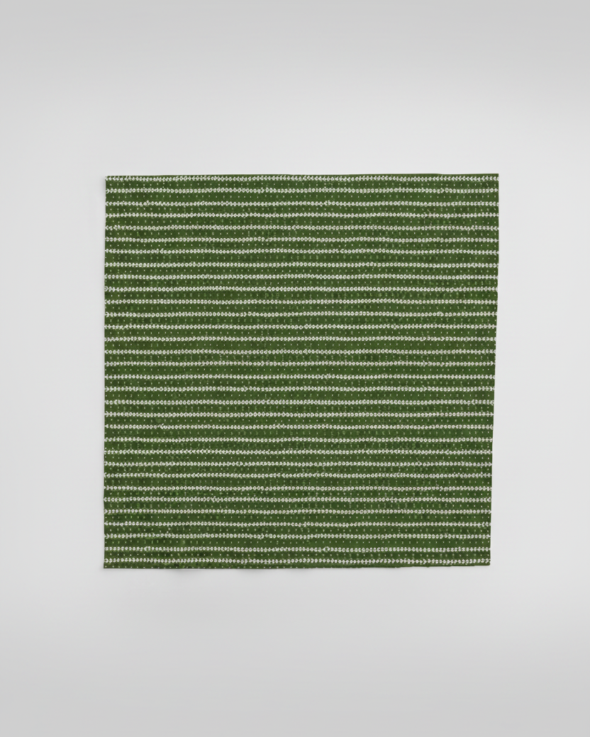 Green Christmas Cloth Napkins