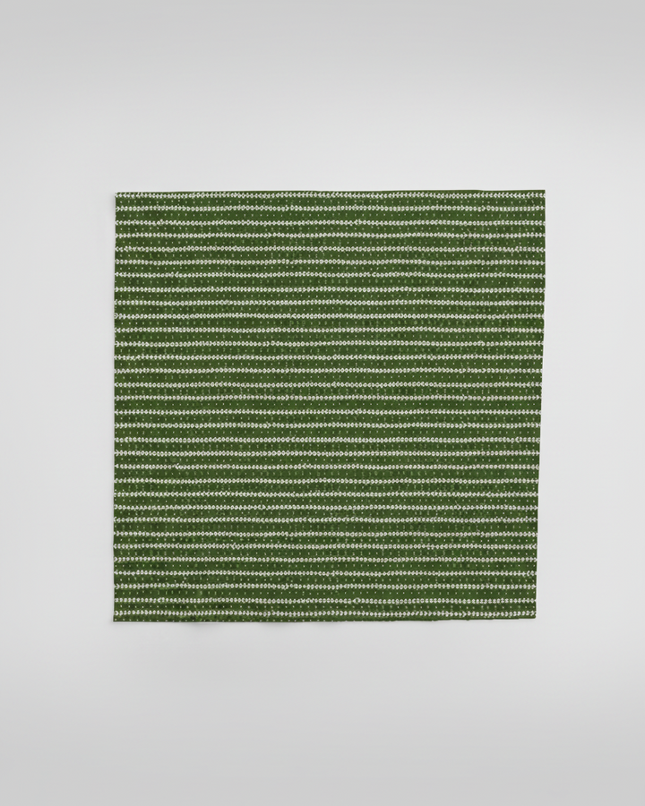 Green Christmas Cloth Napkins