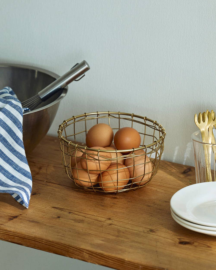 Small Round Wire Basket