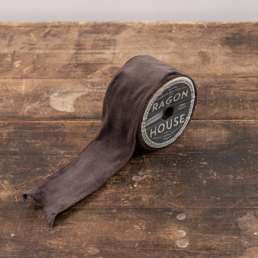 Velvet Ribbon Charcoal
