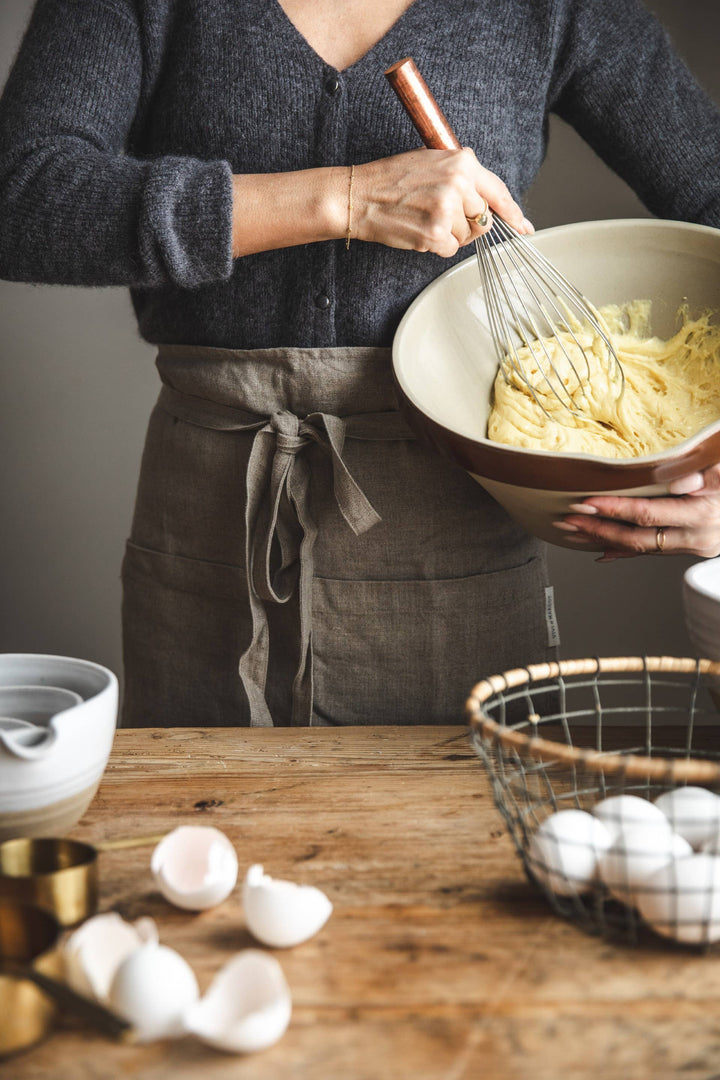 French Linen Bistro Apron Unisex