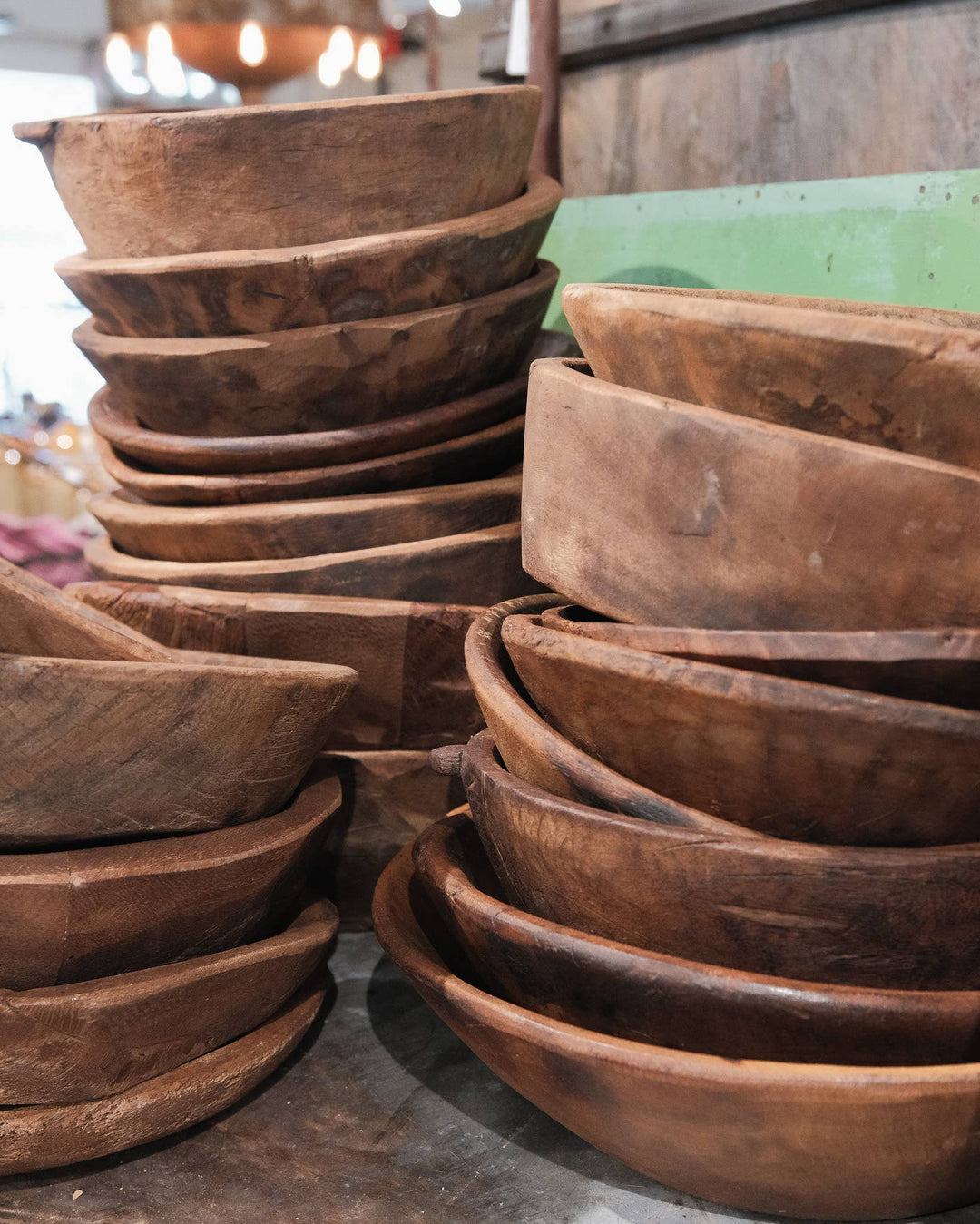 Vintage Wooden Paret Bowl