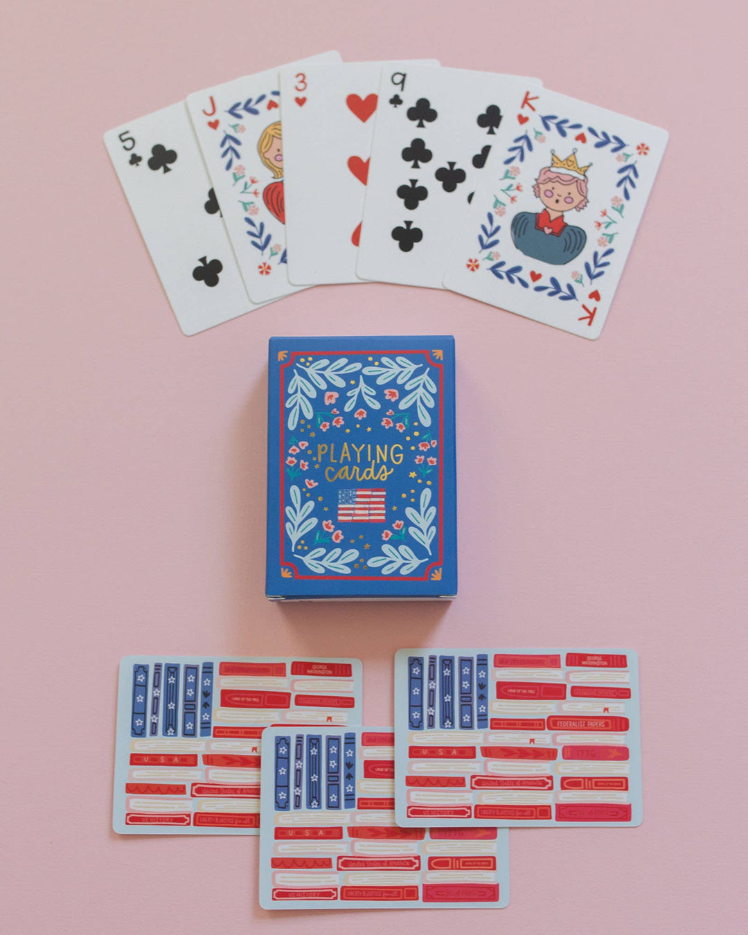 American Flag Books Deck of Playing Cards