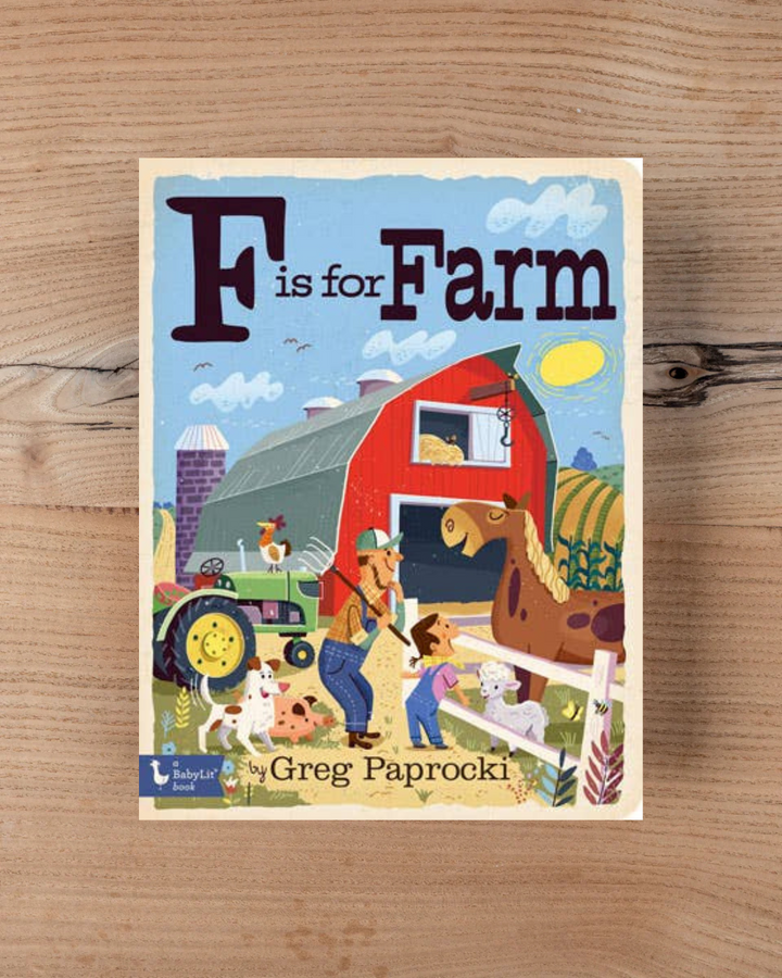 F is for Farm: Alphabet board book