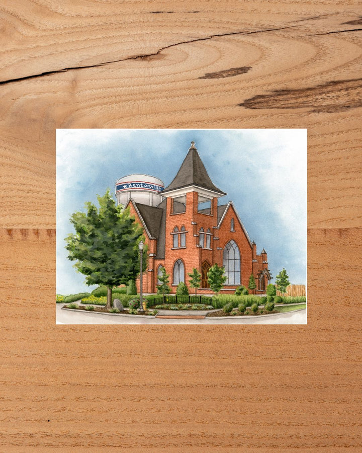 Downtown Bentonville Post Card