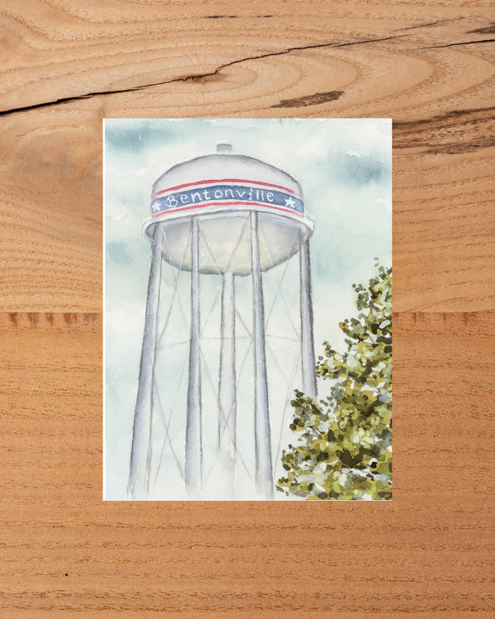 Bentonville Water Tower Post Card
