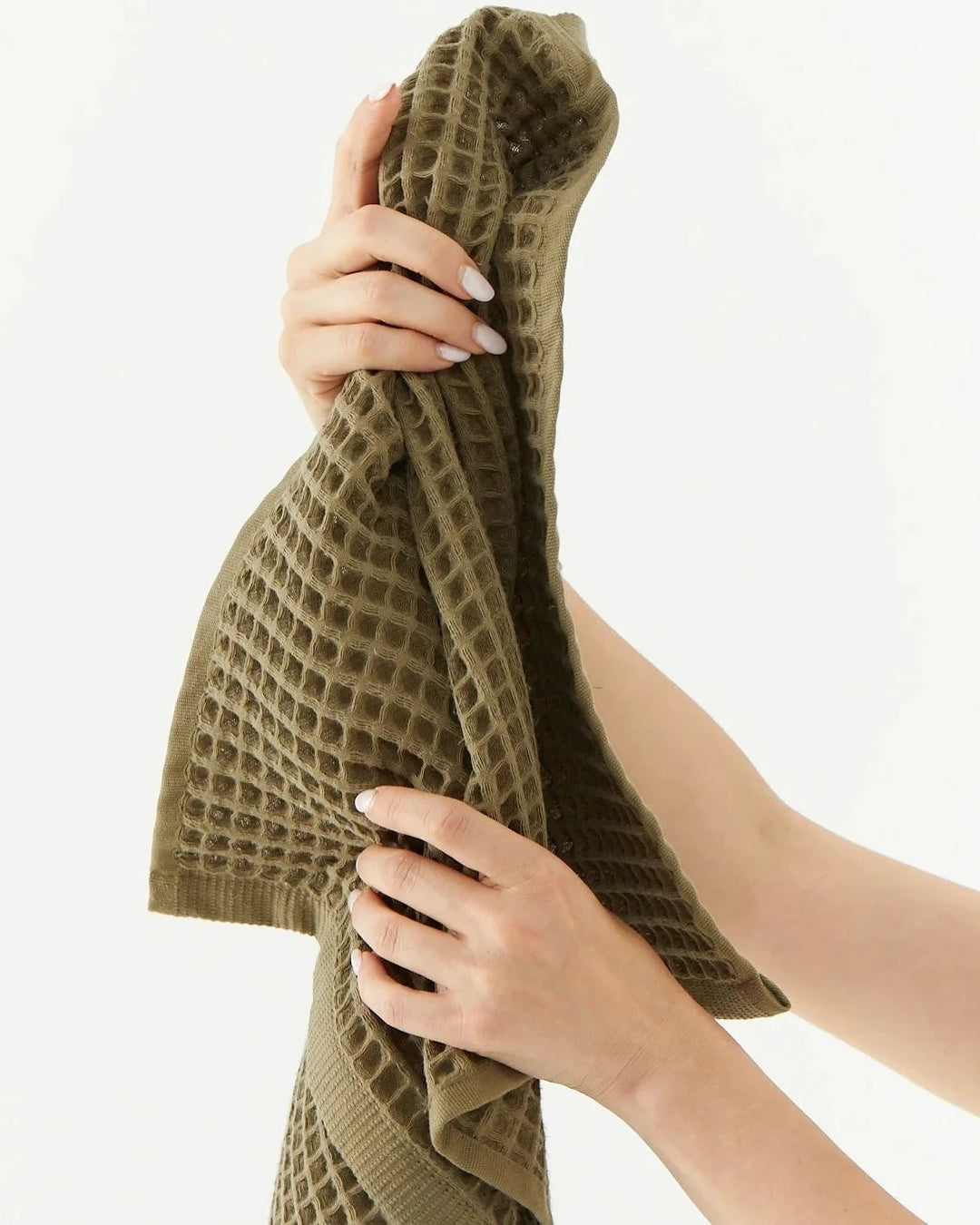 Olivia Waffle Weave Towel