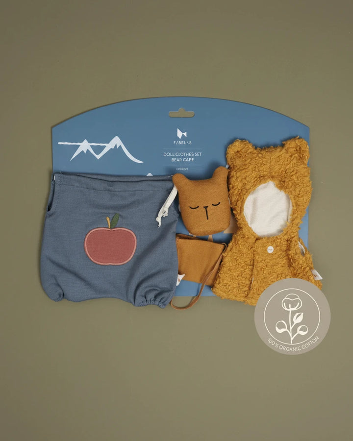 Bear Cape Doll Clothes Set
