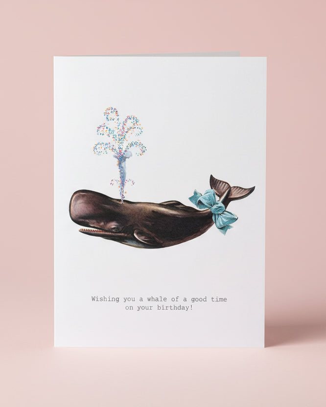 A Whale Of A Good Time Birthday Card