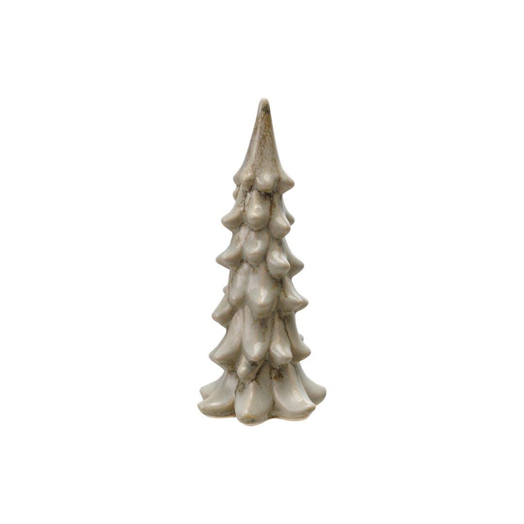 Light Green Stoneware Tree 7.5"