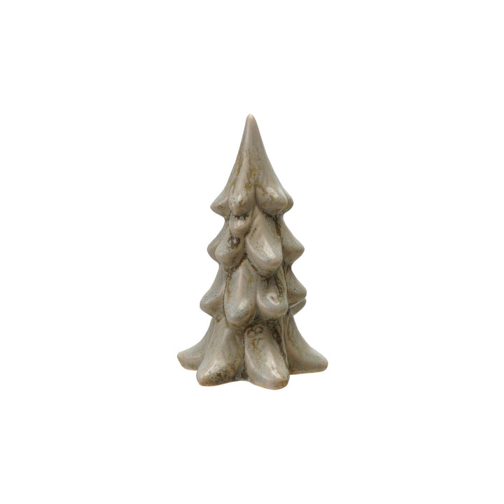 Light Green Stoneware Tree 4.5"