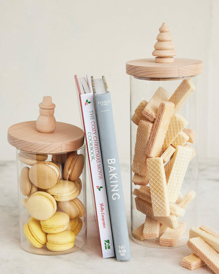 Christmas Tree Glass Canister