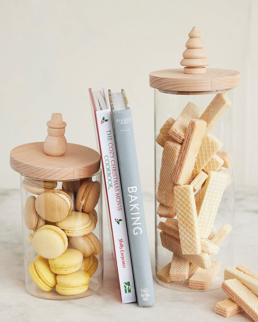 Snowman Glass Canister