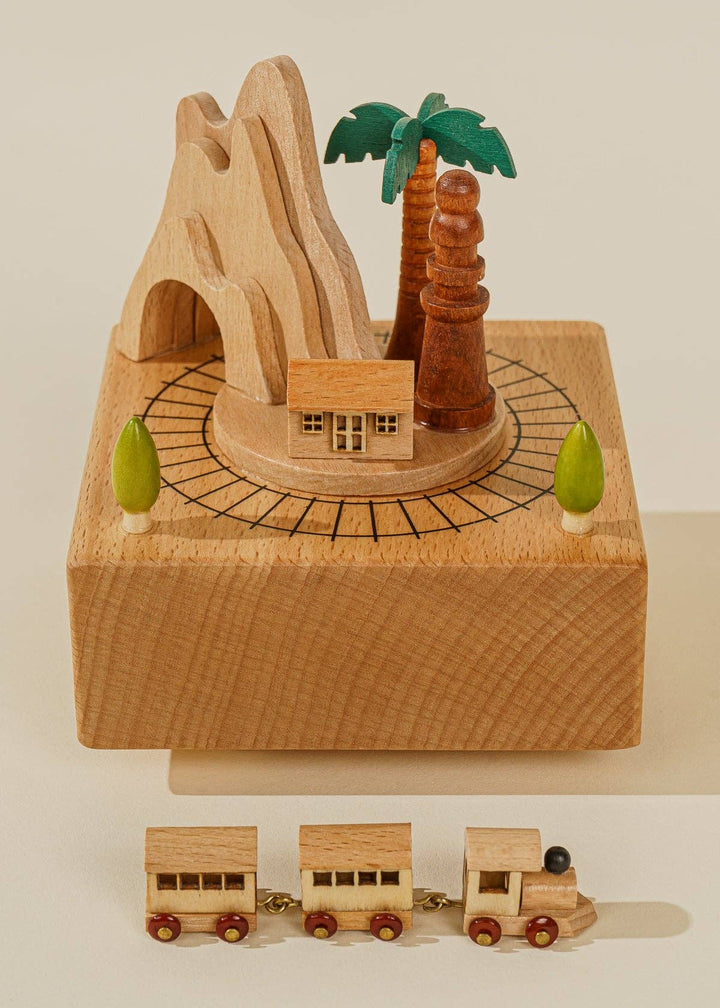 Wooden Music Box - Little Train