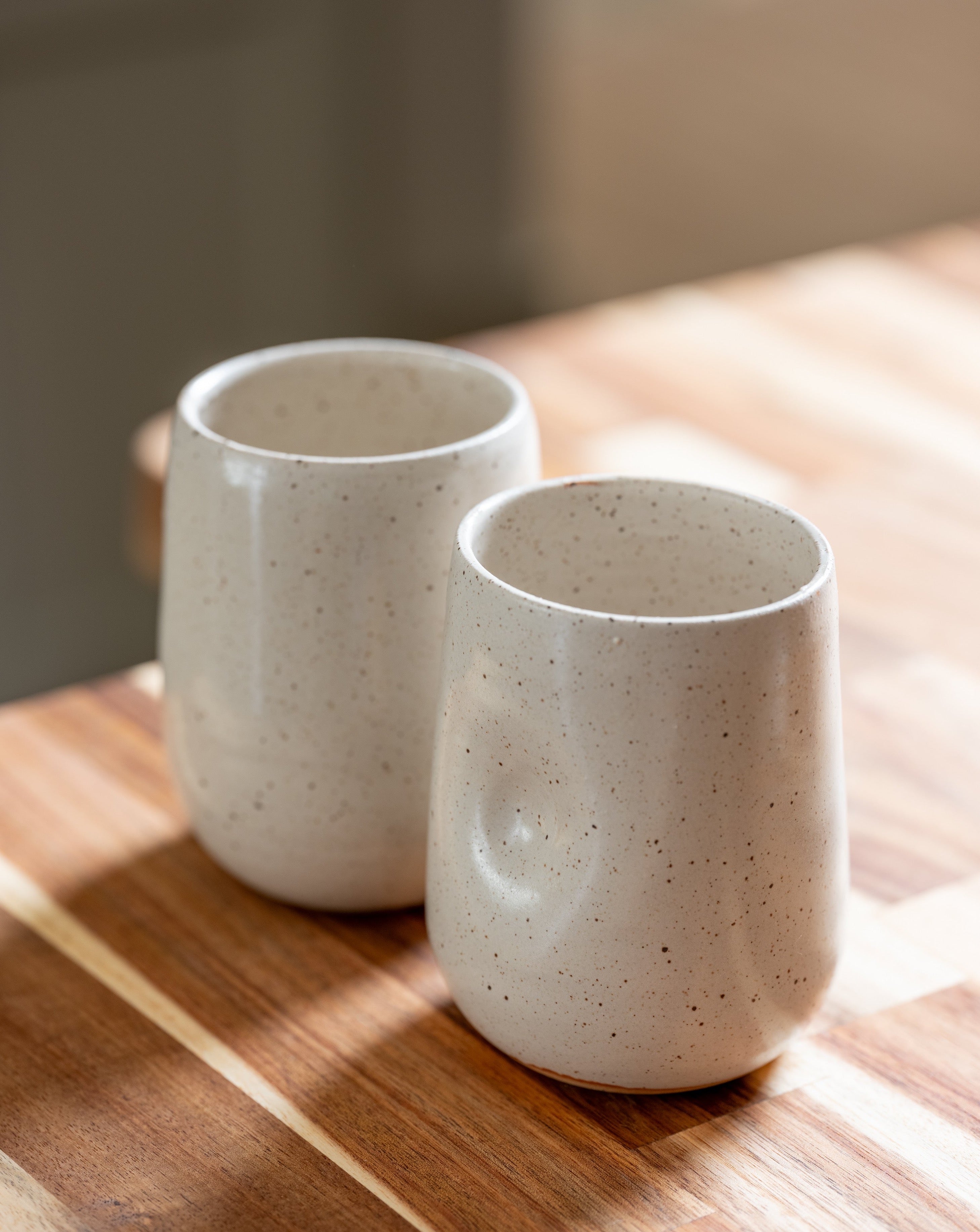 Hand Thrown Cream Pinch Wine Tumbler – Marrs Mercantile, LLC