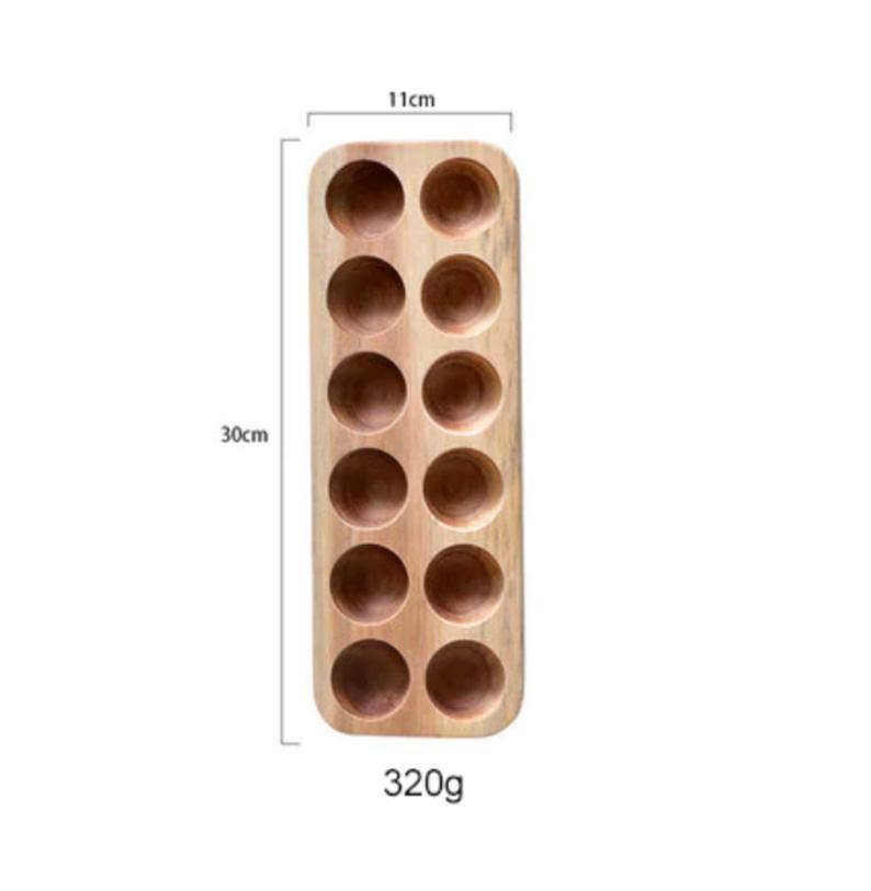 Acacia Egg Holder