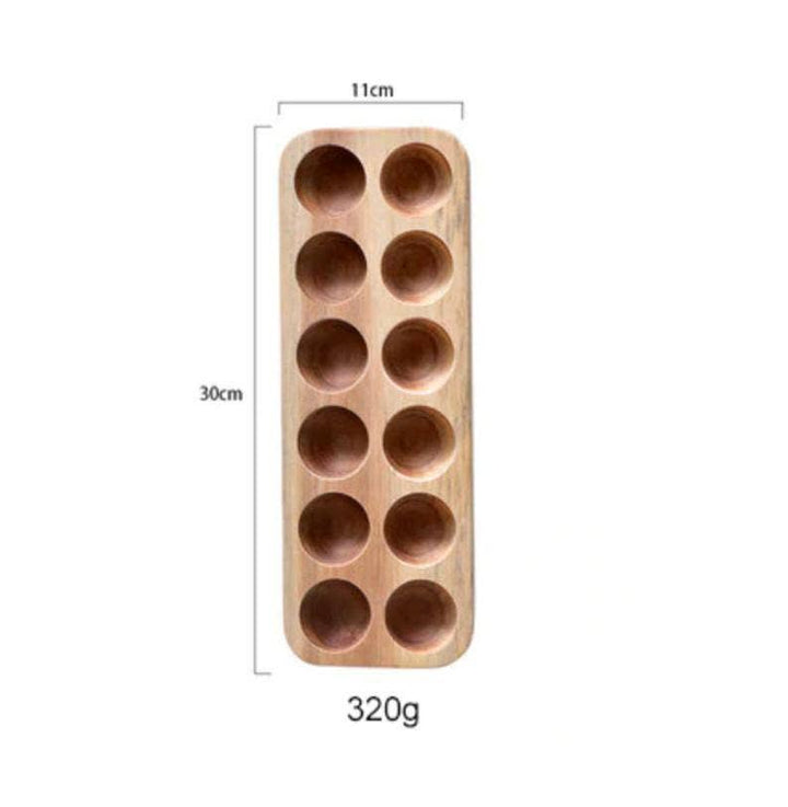 Acacia Egg Holder